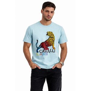 Cavalli Class Tiger Print Signature T-Shirt-